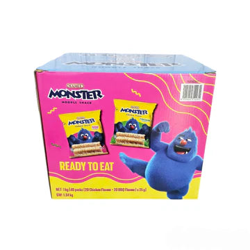 Mamee Monster Noodle Snacks Variety x40 Mamee Monster Noodle Snacks Variety x40