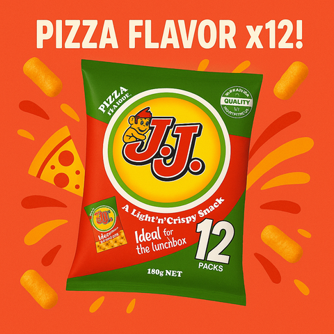 JJ’s Pizza Snacks x12 Packs JJ’s Pizza Snacks x12 Packs