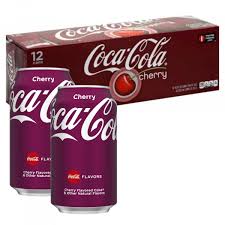 USA Cherry Coke 355ml x12 Can Pack USA Cherry Coke 355ml x12 Can Pack