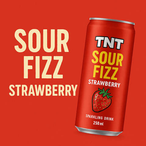 TNT Sour Fizz - Strawberry (Single Can 355ml) TNT Sour Fizz - Strawberry (Single Can 355ml)