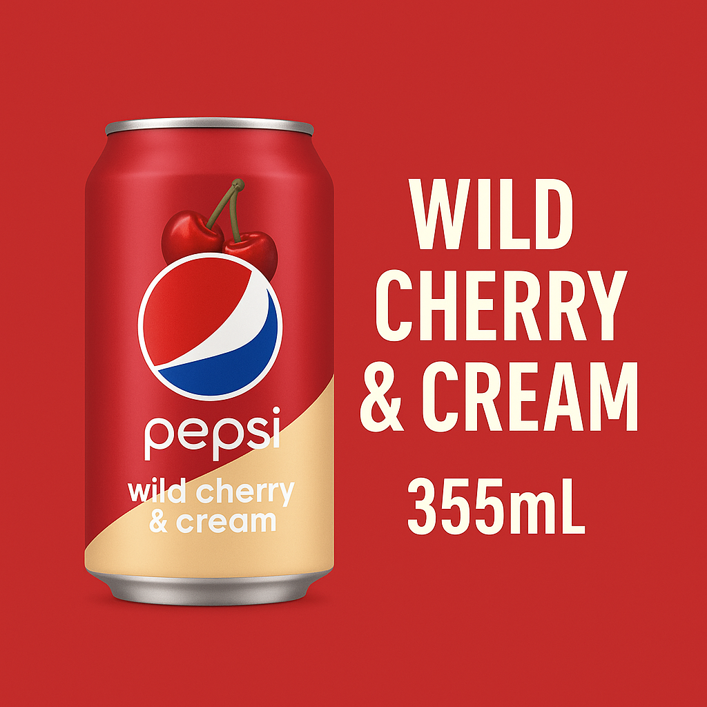 USA Pepsi Wild Cherry Cream Single Can 355ml SnackEzy Australia usa-pepsi-wild-cherry-cream-single-can-355ml-snackezy-australia