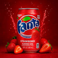 USA Fanta Strawberry- Single 355ml Can USA Fanta Strawberry- Single 355ml Can