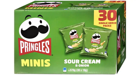 Pringles Lunchbox - Sour Cream and Onion x30 Pack Pringles Lunchbox - Sour Cream and Onion x30 Pack
