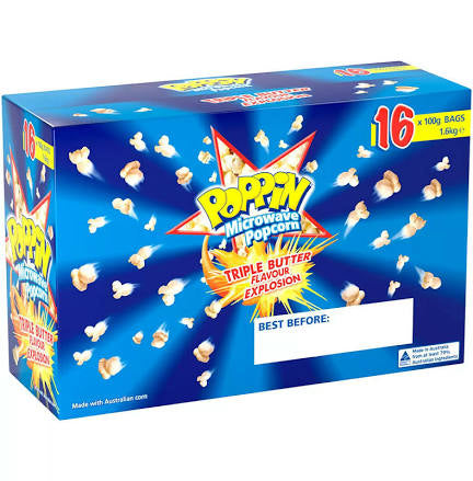 Triple Butter Poppin Popcorn x16 Triple Butter Poppin Popcorn x16