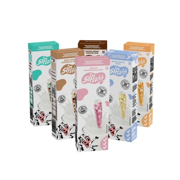 Sipahh +  Milk Flavoring Straws