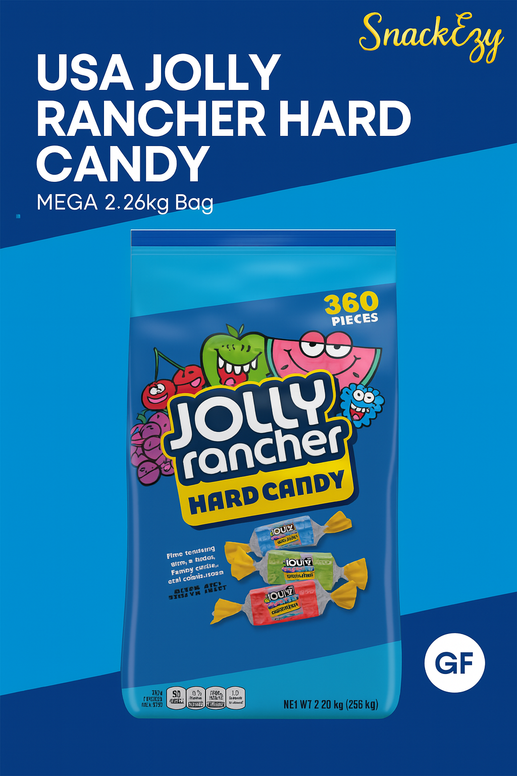 USA Jolly Rancher Hard Candy - Mega 2.26kg Bag
