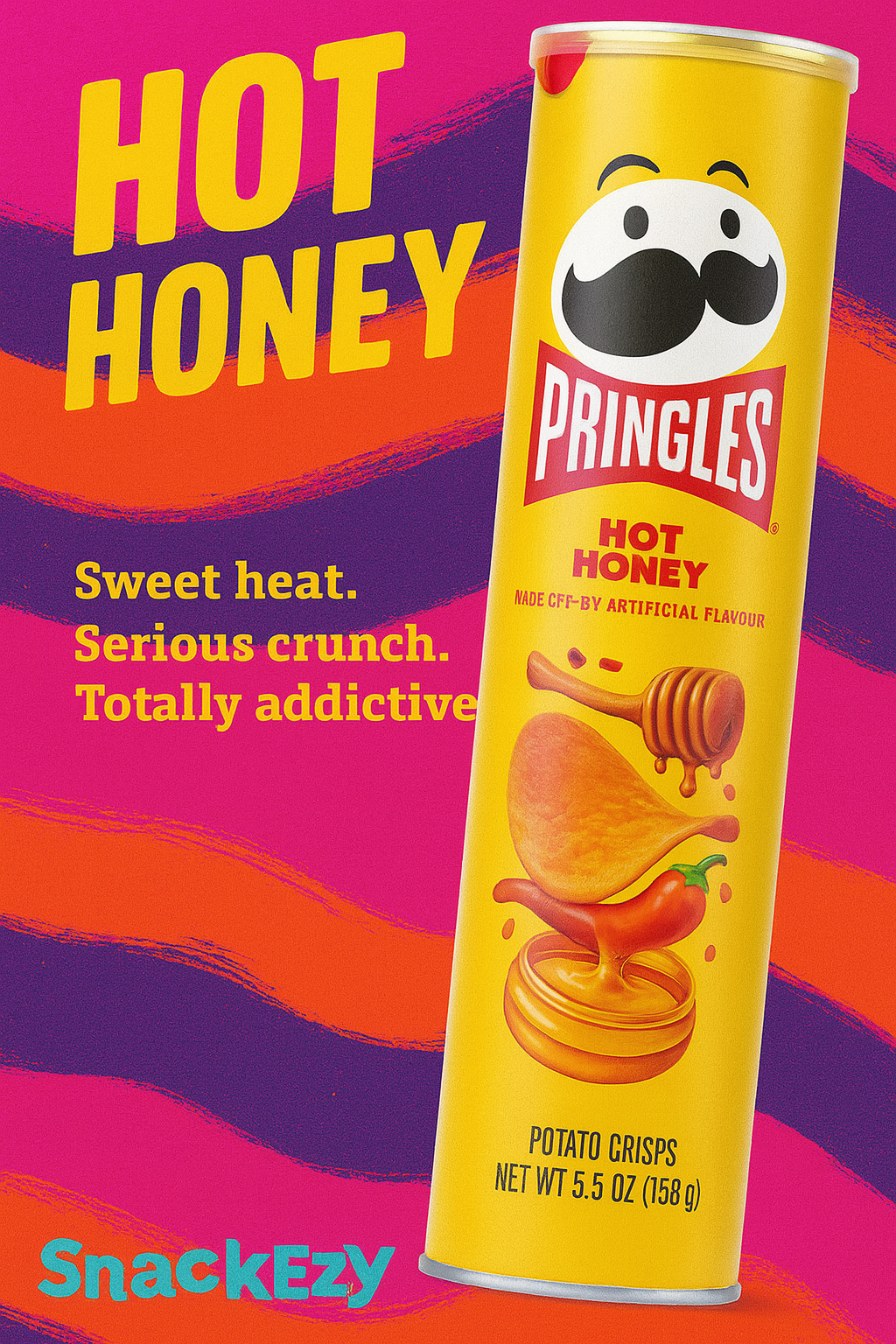USA Pringles – Hot Honey 158gm