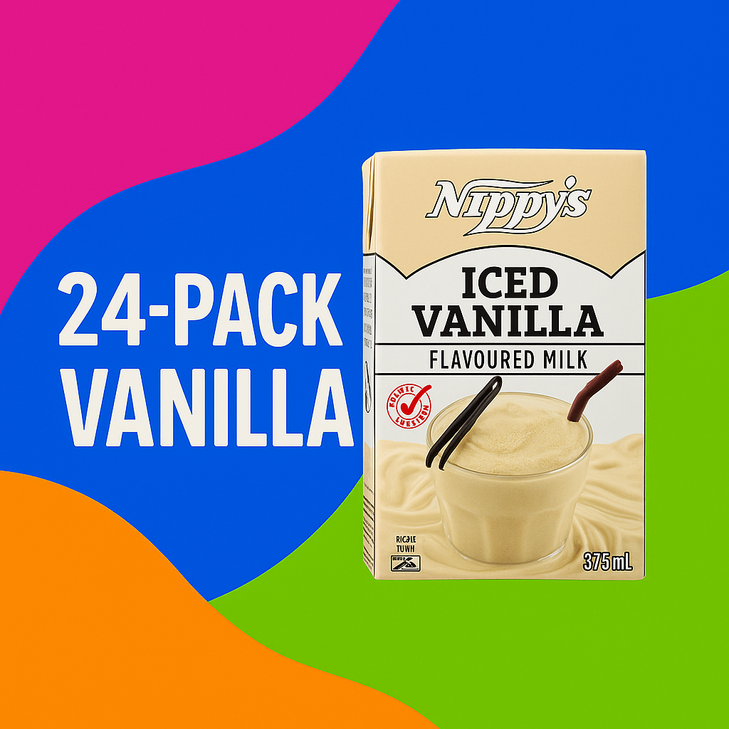 Nippy's Flavoured Milk 375ml - Vanilla x24