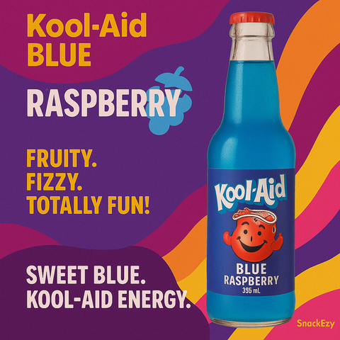 USA Kool-Aid Soda 355ml  - Blue Raspberry