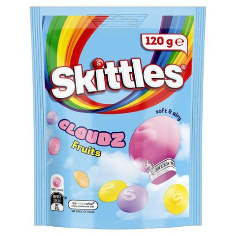 UK Skittles Cloudz Fruits 120gm