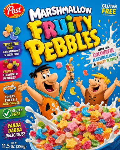 USA Fruity Pebbles Marshmallow Cereal - 311gm