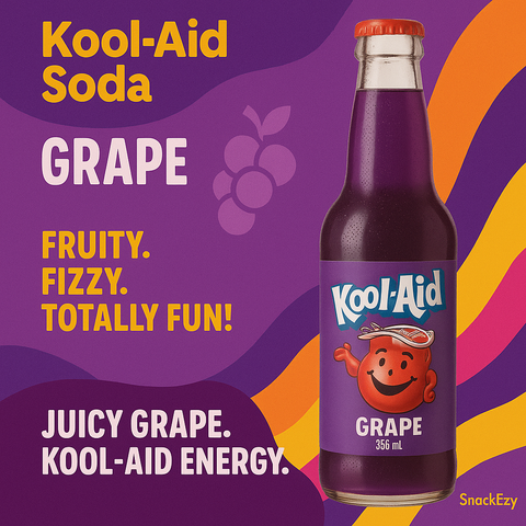 USA Kool-Aid Soda 355ml  - Grape