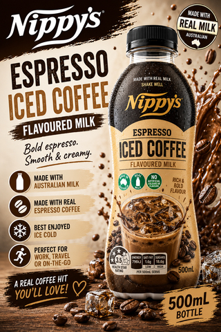 Nippys 500ml Bottle - Espresso Iced Coffee