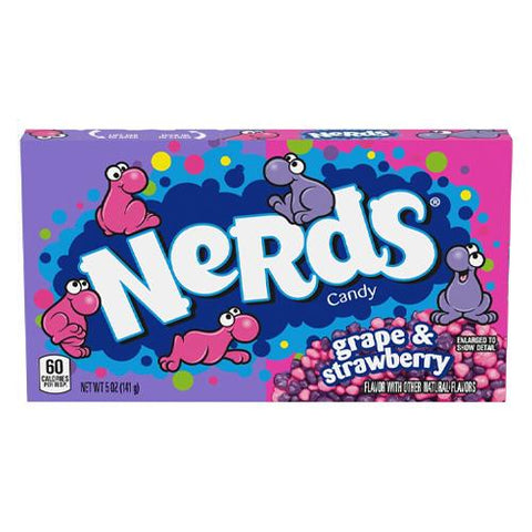 US Nerds Strawberry & Grape Theatre Box 141.7gm