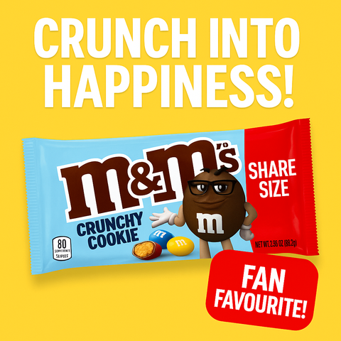USA M&M’s Crunchy Cookie – Share Size (80.2g)