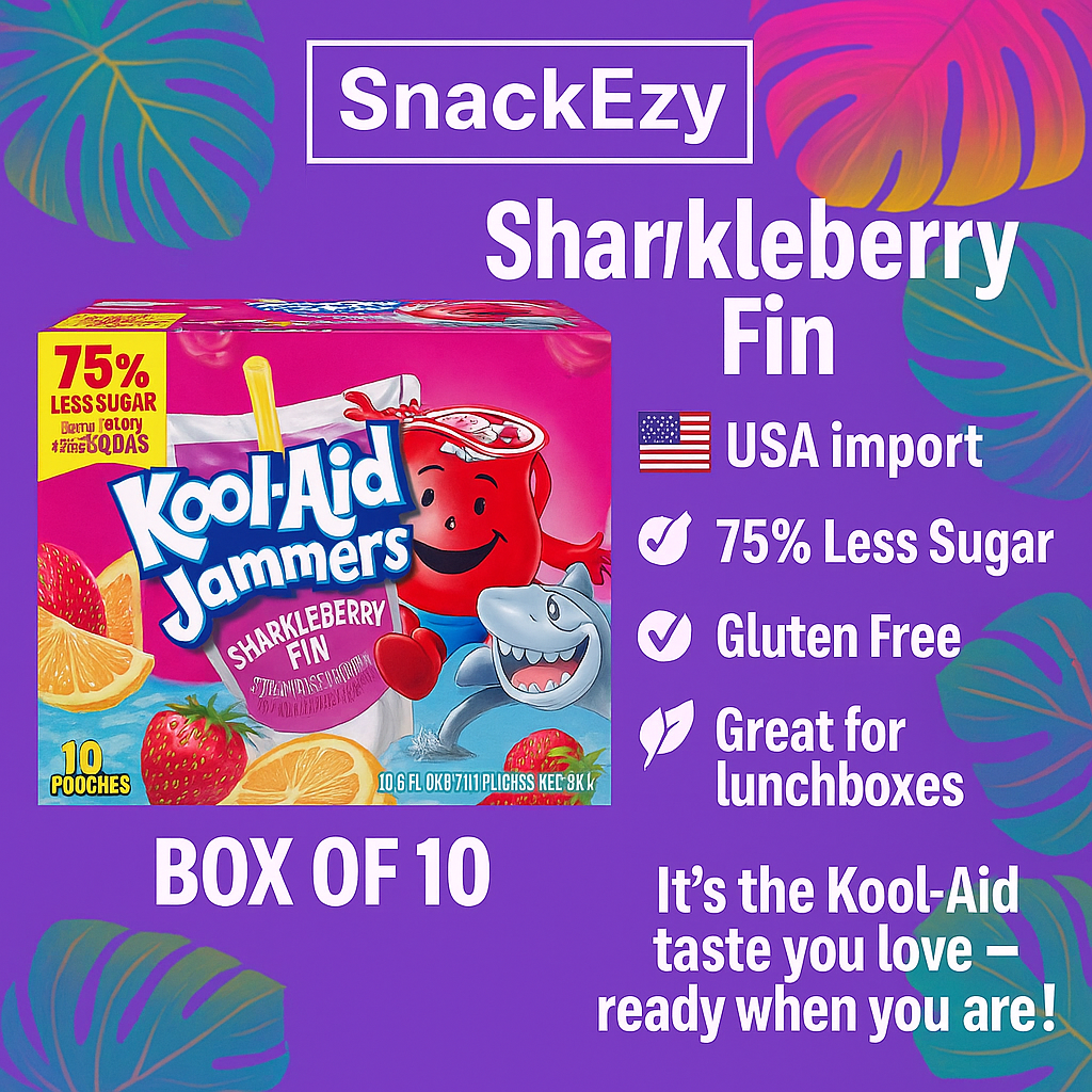 USA Kool Aid Jammers -Sharkleberry Box of 10