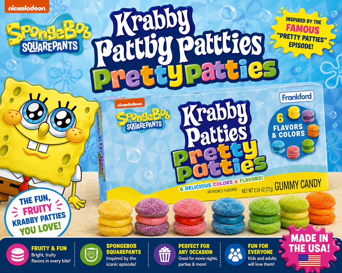 USA Spongebob Pretty Patties Theatre Box 72gm