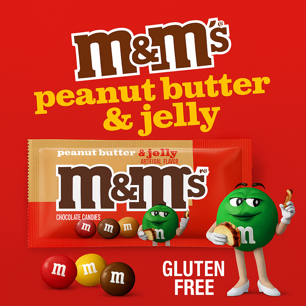 USA Peanut Butter & Jelly M&M’s – 46gm