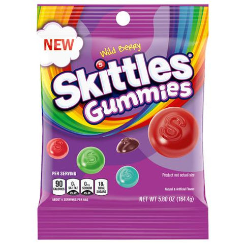 USA Skittles Gummies 184.4gm - Select Flavor