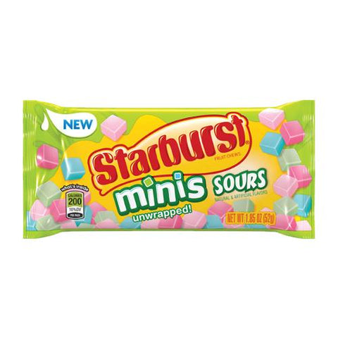 USA Starburst Mini Sours 52gm