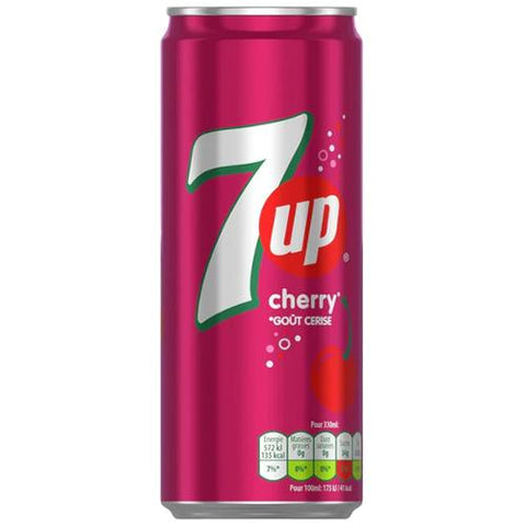 7-UP Cherry 330ml Can