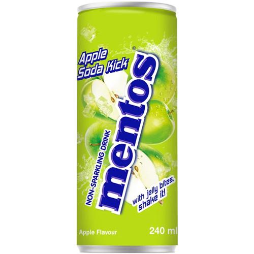 Mentos Soda Green Apple Soda 240ml