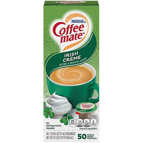 US Coffee Mate Liquid Irish Creme Box of 50