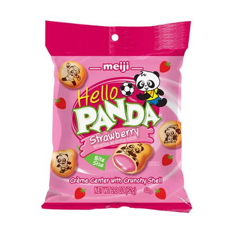 US Meiji Hello Panda Strawberry 62g
