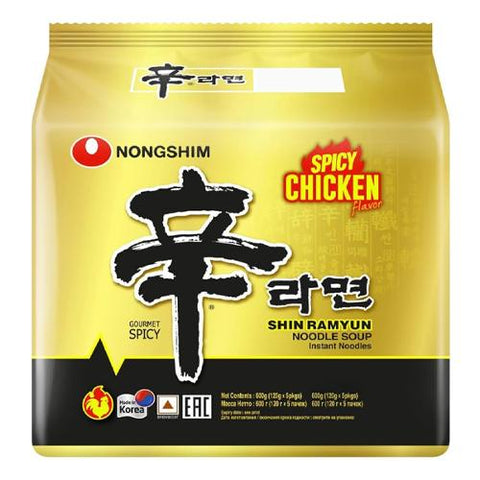 Nongshim Shin Ramyun Spicy Chicken 120gx4pk