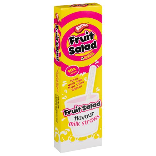 Barratt Milk Straws Fruit Salad Flavour 10pk (Europe)