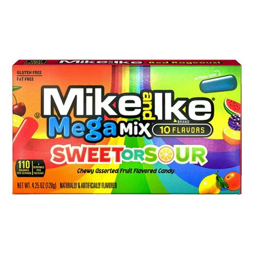 US Mike and Ike Mega Mix Sweet or Sour Theatre Box 120g