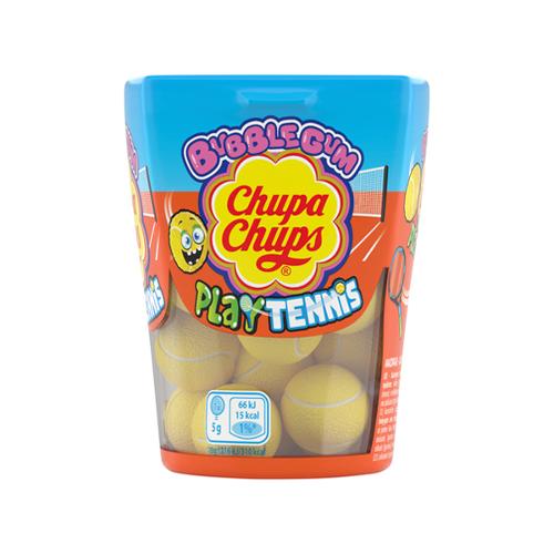 EU Chupa Chups Bubblegum Play Tennis 90g