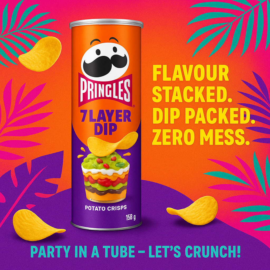 USA Pringles –  7 Layer Dip 158gm