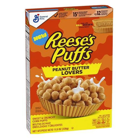 USA Reese's Puffs Cereal 326gm - Select Flavor