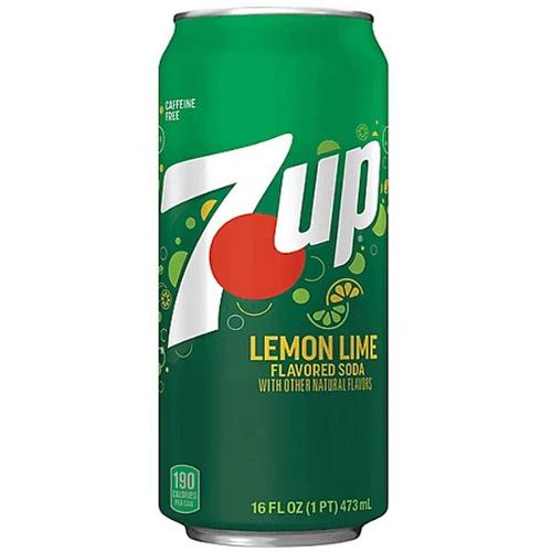 USA 7Up Original Large- Single 473ml Can