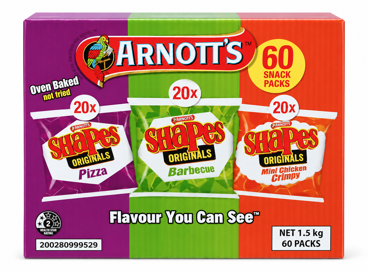 Arnott's Shapes NEW 60x Pack