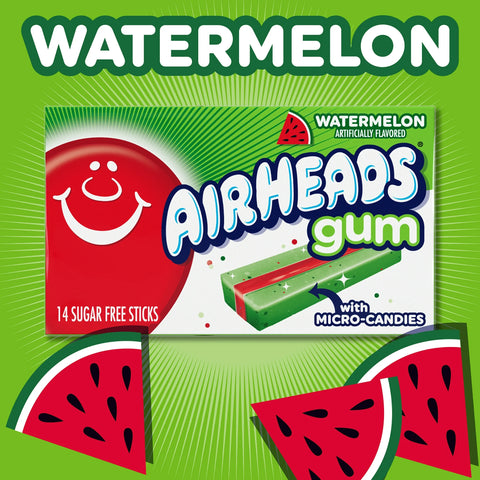 USA AirHeads Gum- Select Flavor