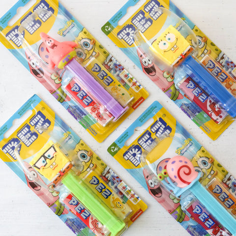 USA PEZ Dispenser + 2 Refills – SpongeBob Square Pants