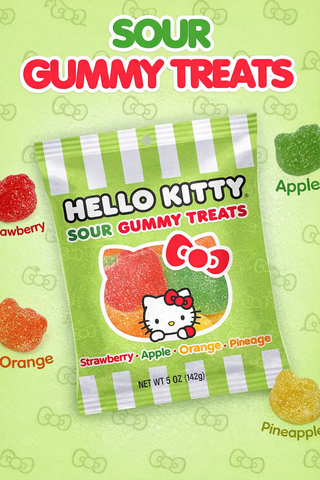 USA Hello Kitty Gummy Treats Bag 142gm - Sour