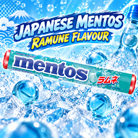Japanese Mentos Roll 38gm - Ramune