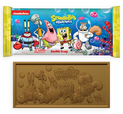 USA Exclusive SpongeBob Double Crisp Chocolate Bar