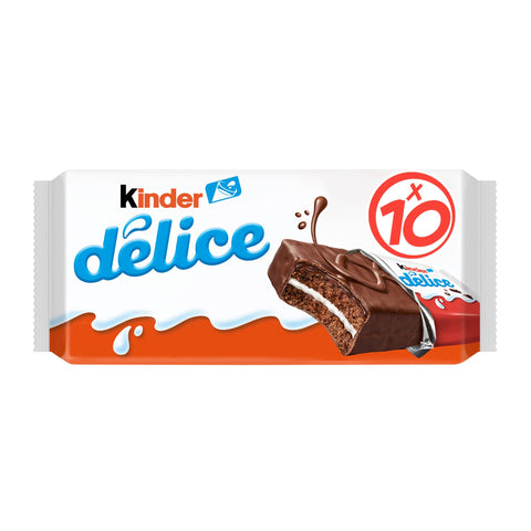 Italy - Kinder Delice Cakes - Pack of 10
