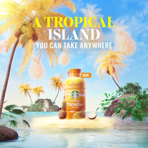 USA Starbucks Paradise Drink – Pineapple Passionfruit & Coconut Milk 405ml