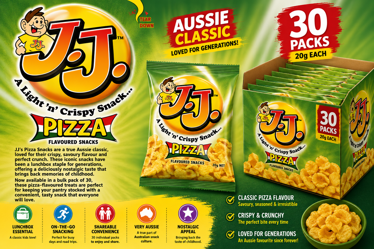 JJ Pizza Snacks 20gm x30 Packs