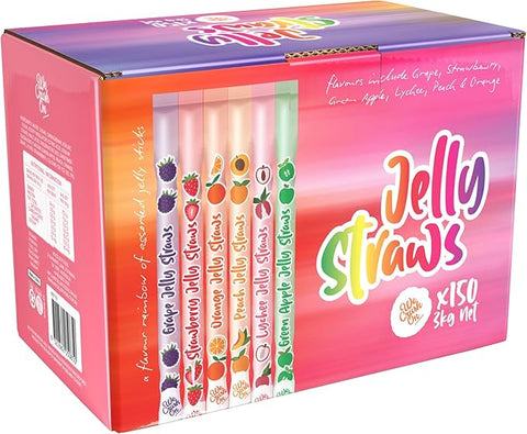 Jumbo Jelly Straws x150pack