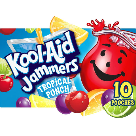 USA Kool Aid Jammers - Tropical Punch Box of 10