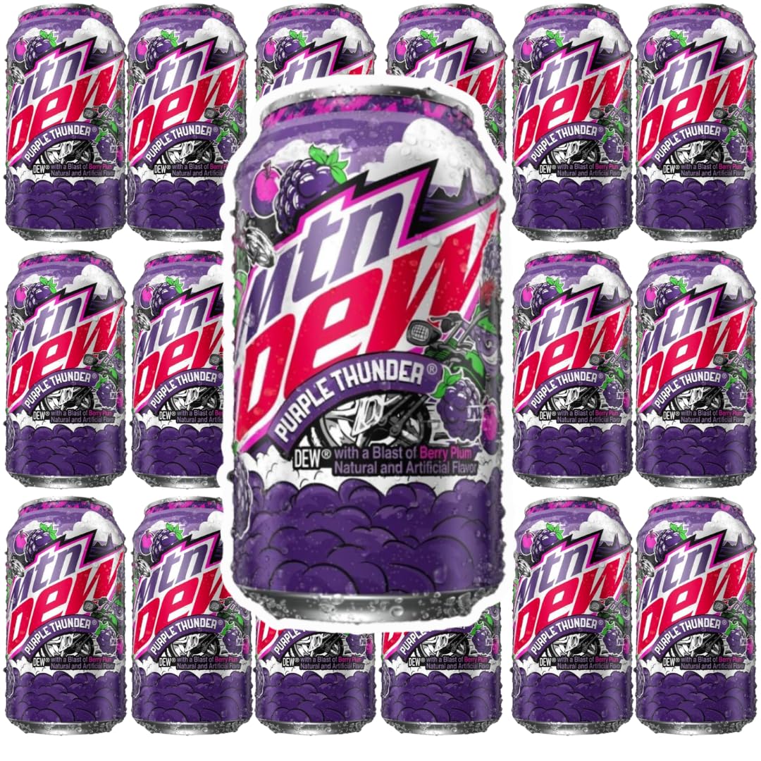 USA Mtn Dew - Purple Thunder - 355ml Can