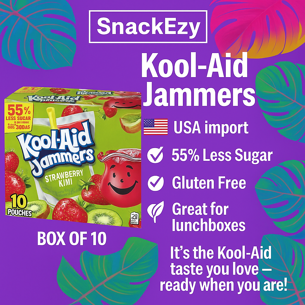 USA Kool Aid Jammers - Strawberry Kiwi Box of 10