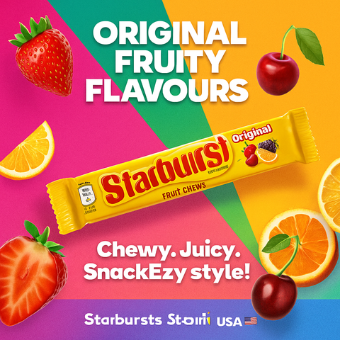USA Starburst Original Chews – 58gm