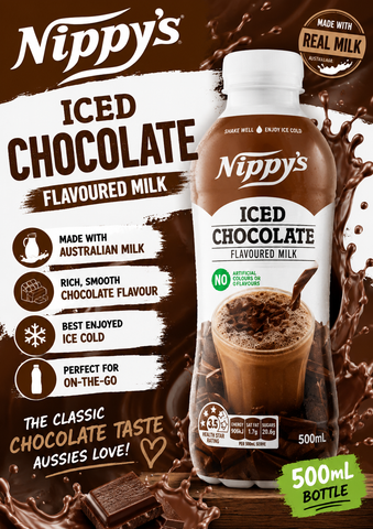 Nippys 500ml Bottle - Iced Chocolate